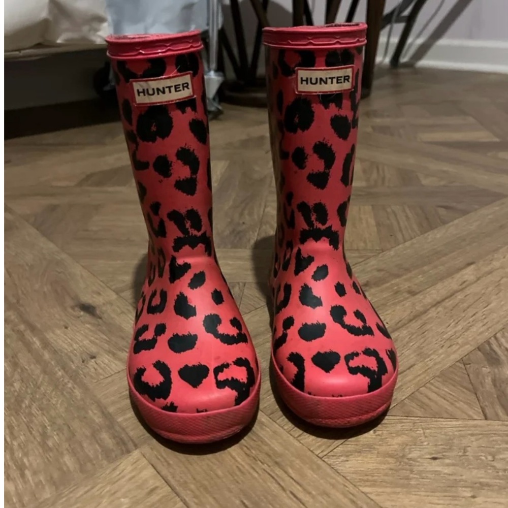 Little girls Hunter boots size 10